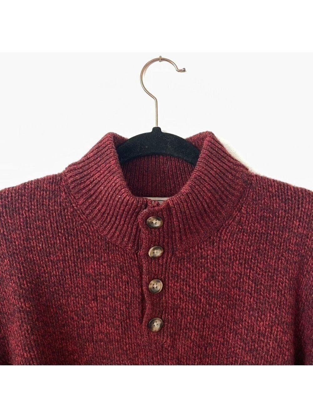 L.L.Bean Lambswool Pullover Sweater - Picture 2 of 3